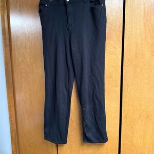 Gloria Vanderbilt Black Trousers